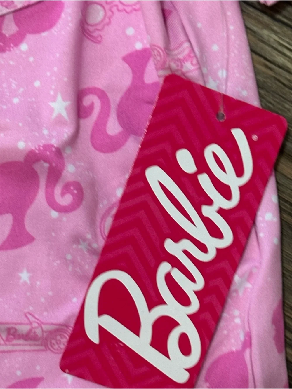 Barbie toddler girl 3T pink pajama set 2-piece shorts and shirt NWT